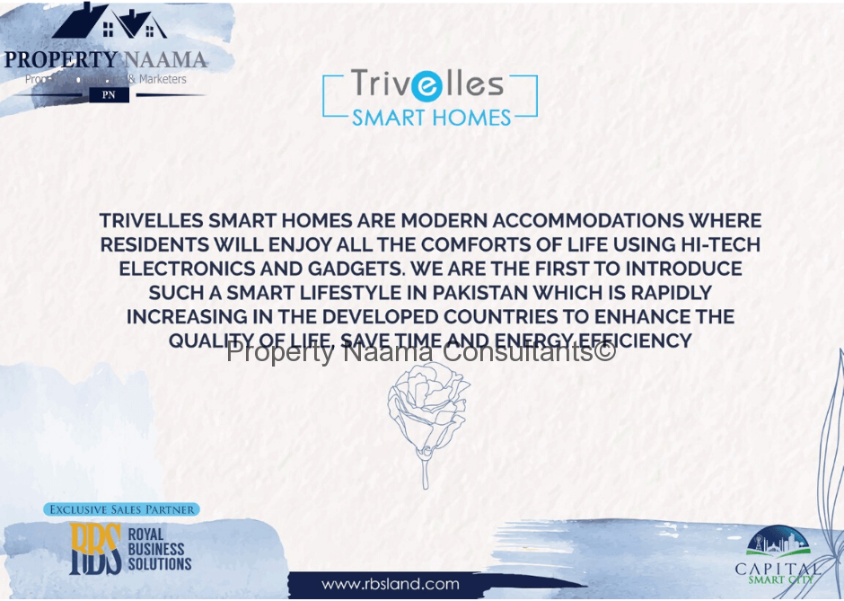 Trivelles Smart Homes Islamabad , Location , Prices and Payment Plan