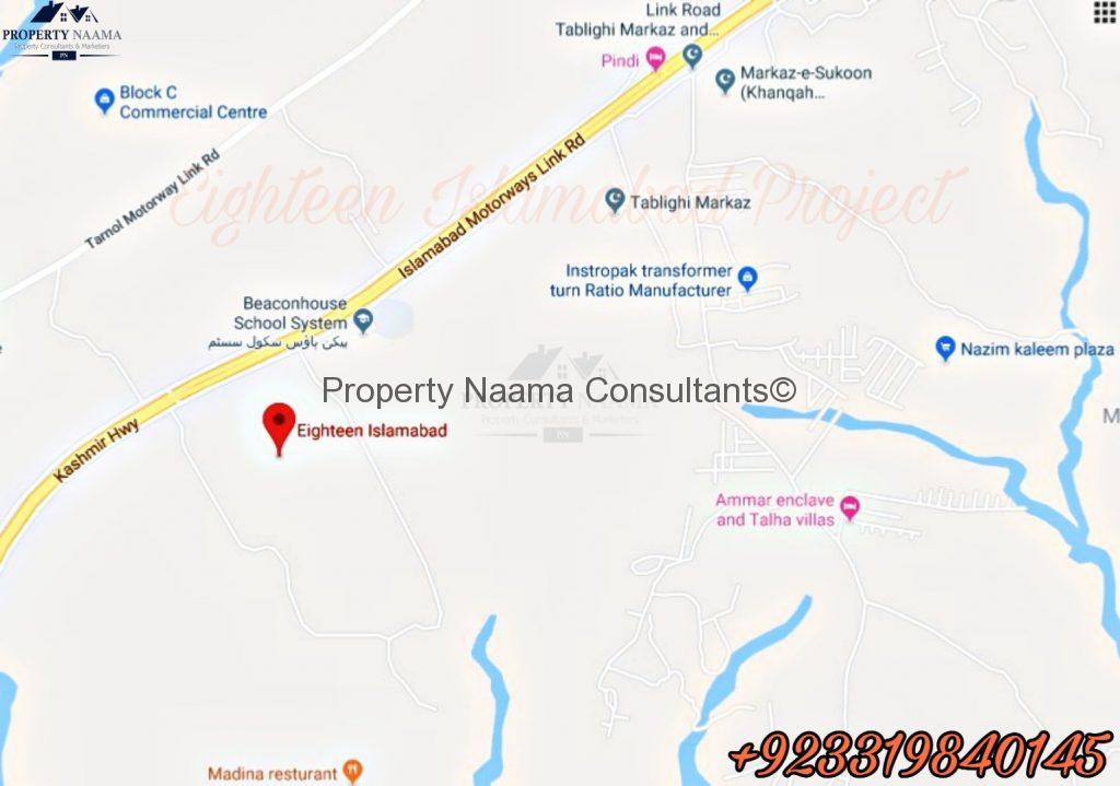 Eighteen Islamabad , Location , Price and Payment Plan
