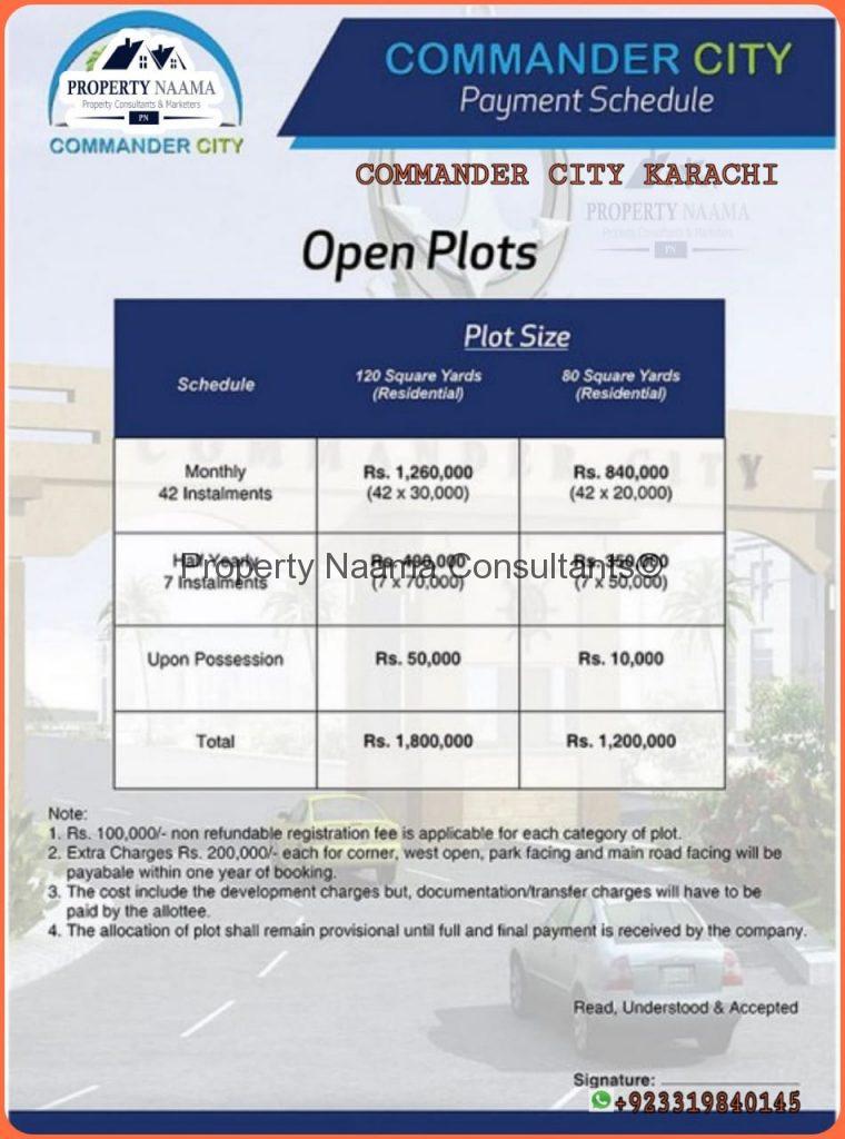 Commander City Karachi - Prices, Location, Payment Plan -