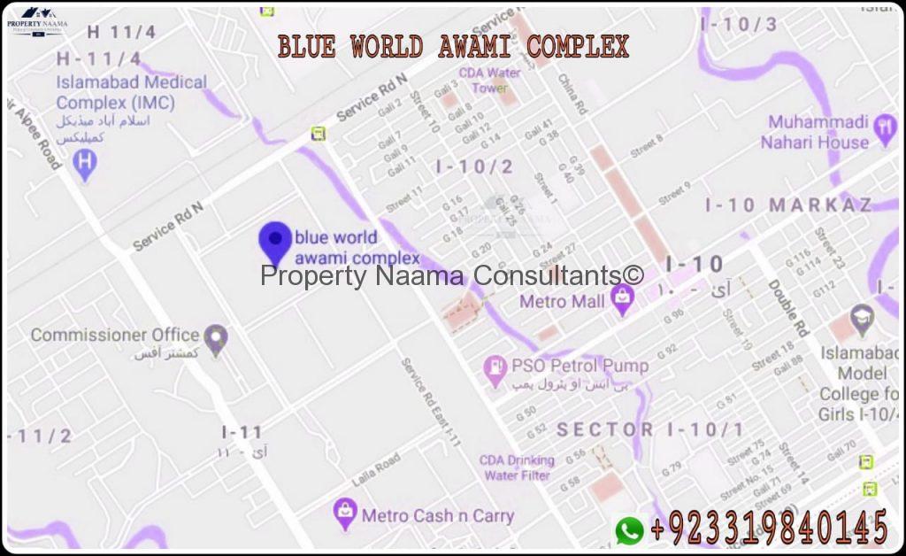 Blue World City Awami Residential Complex Islamabad | Location, Map