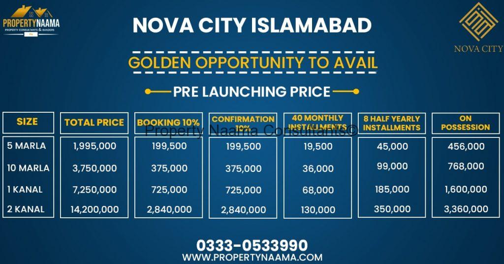 NOVA City Islamabad | All Details, Booking & Prices