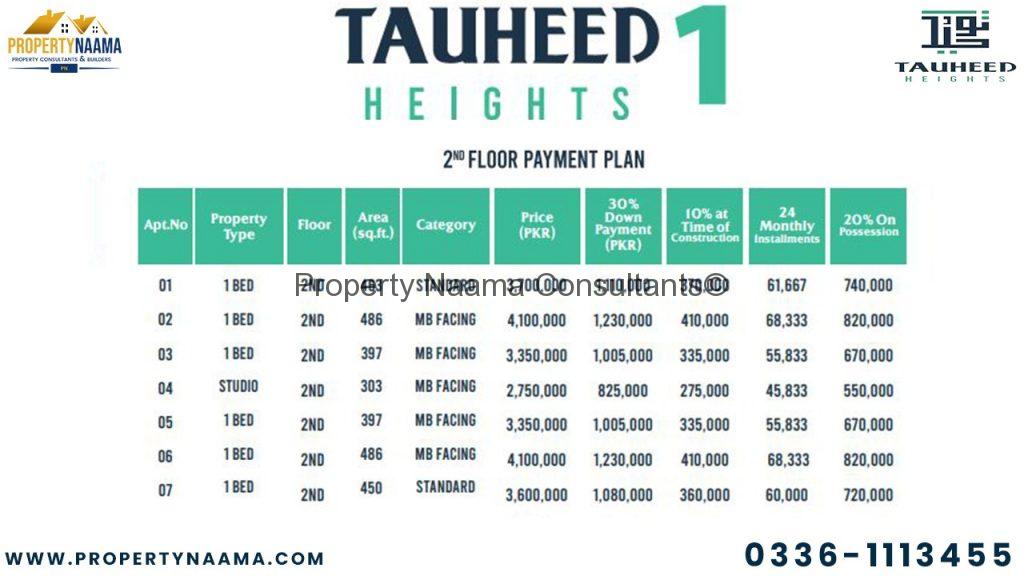 Tauheed Heights Lahore | Bahria Town Lahore, Book Now