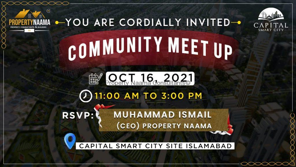 Capital Smart City Community meet up | Capital smart city site visit