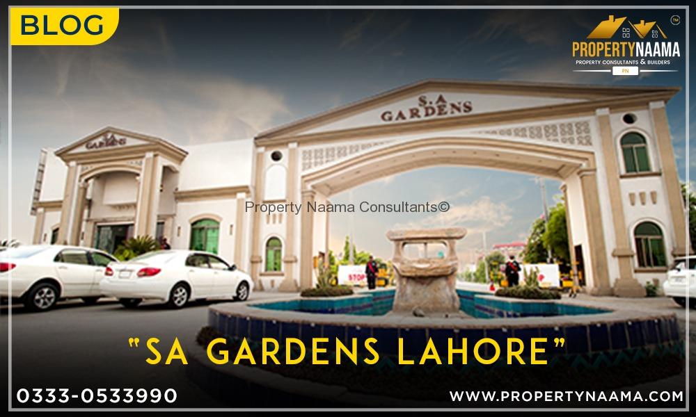 SA Gardens Lahore | Payment plan | Overview | Updates