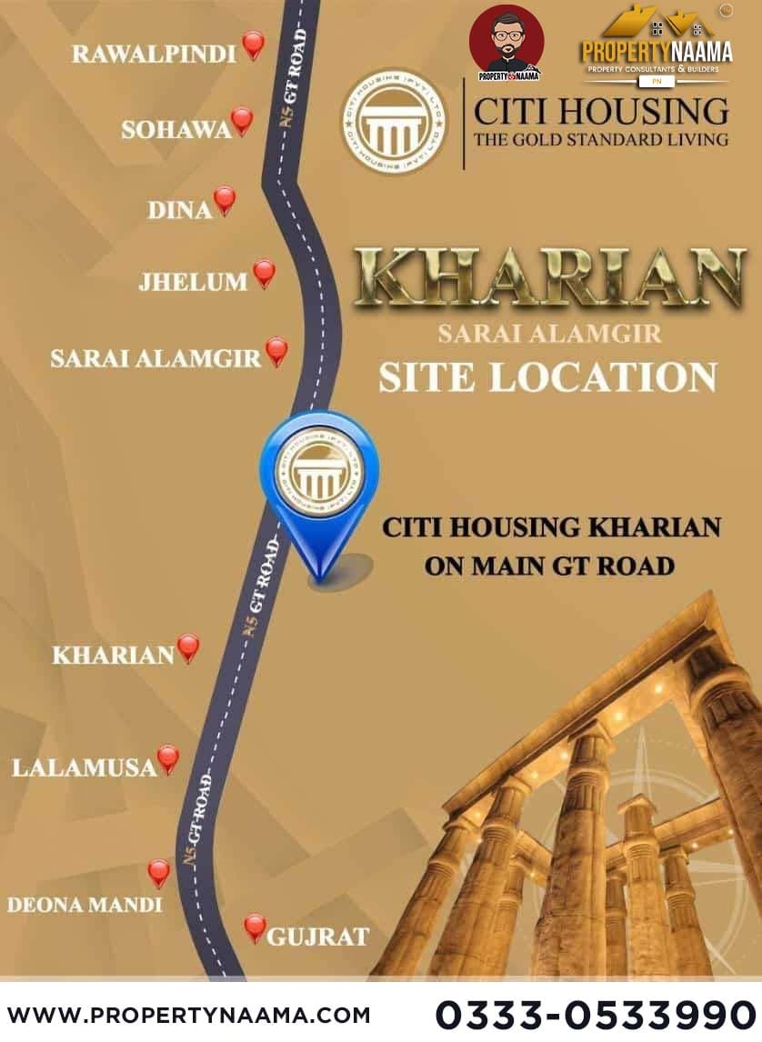 Citi Housing Kharian | Payment plan | Overview | Rate list