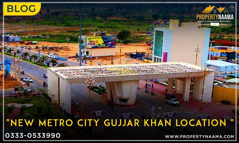 New Metro City Gujjar Khan Location | New metro city overview | location