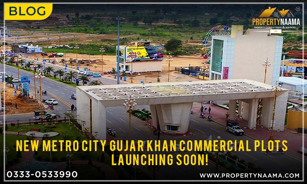 New Metro City Gujar Khan Commercial Plots - launching soon!