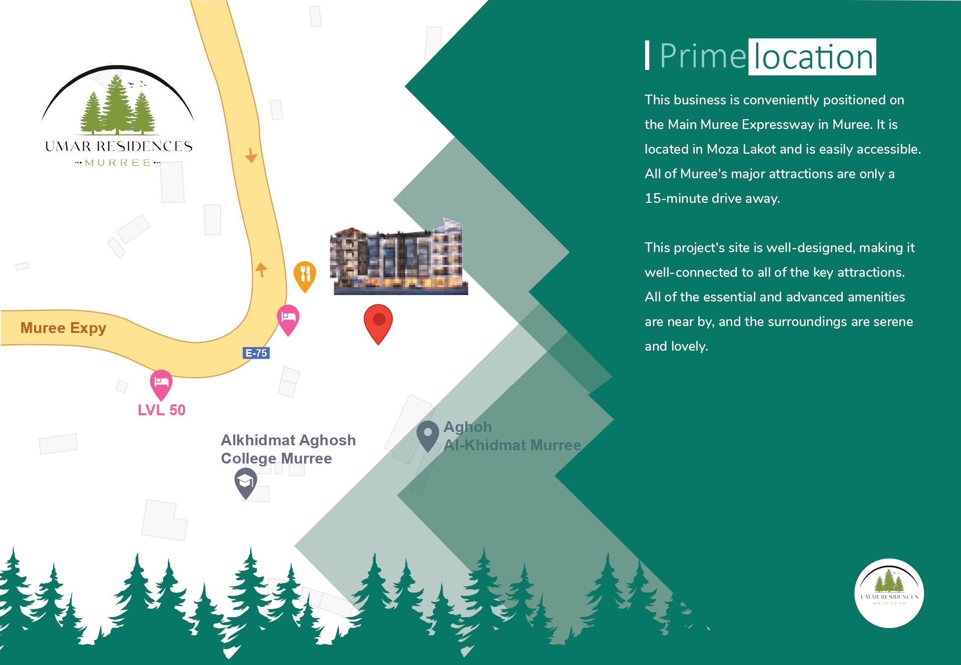 Umar Residences Murree | Location & Map | Floor & Payment Plan