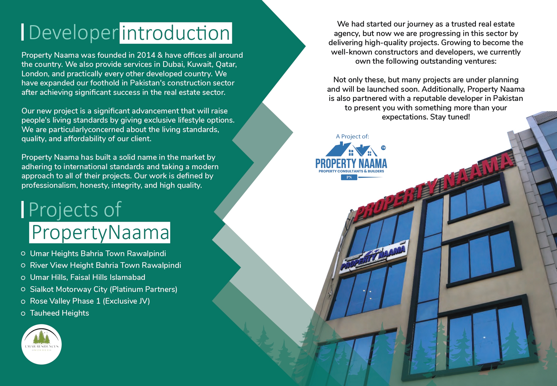 Umar Residences Murree | Location & Map | Floor & Payment Plan