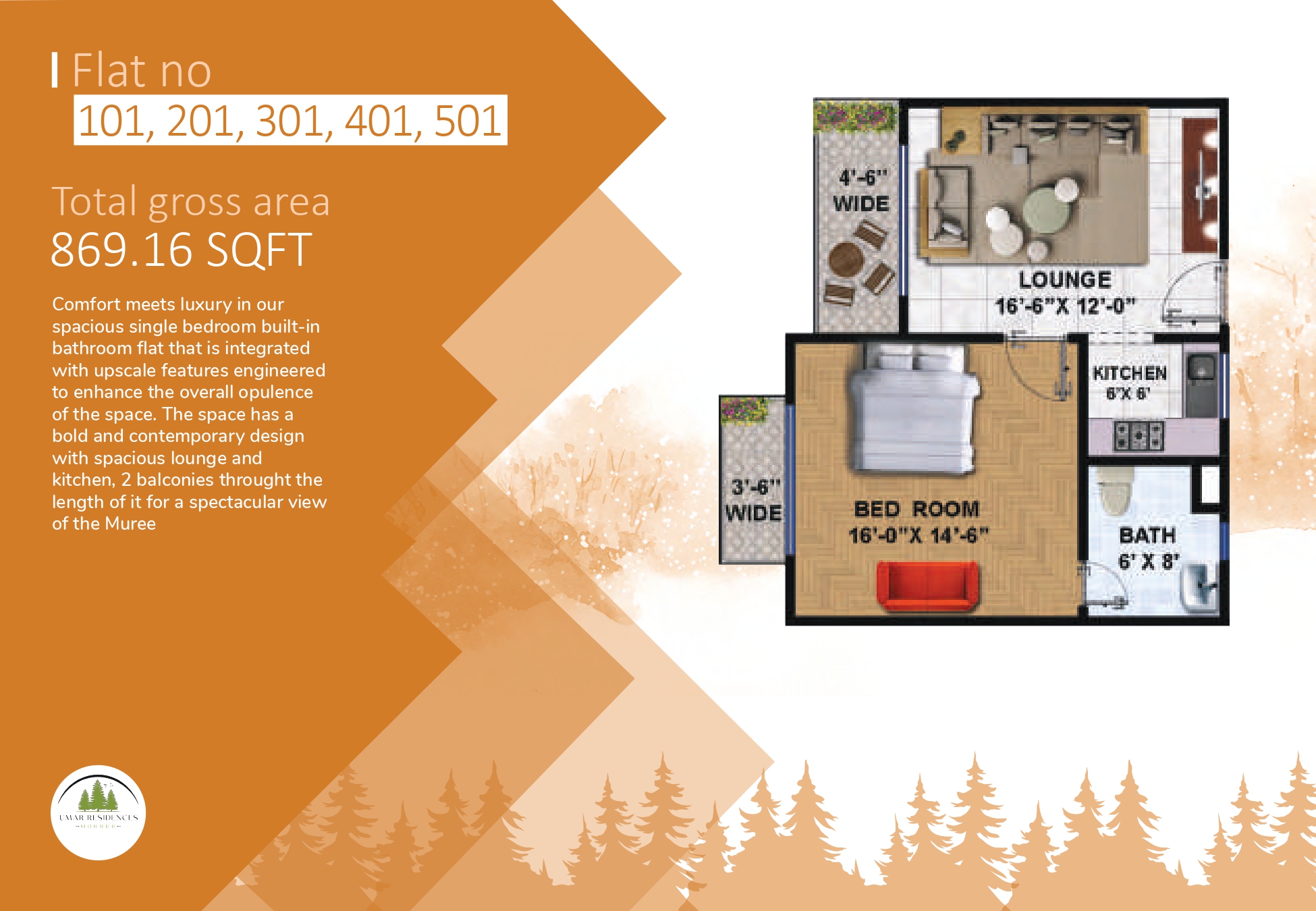 Umar Residences Murree | Location & Map | Floor & Payment Plan
