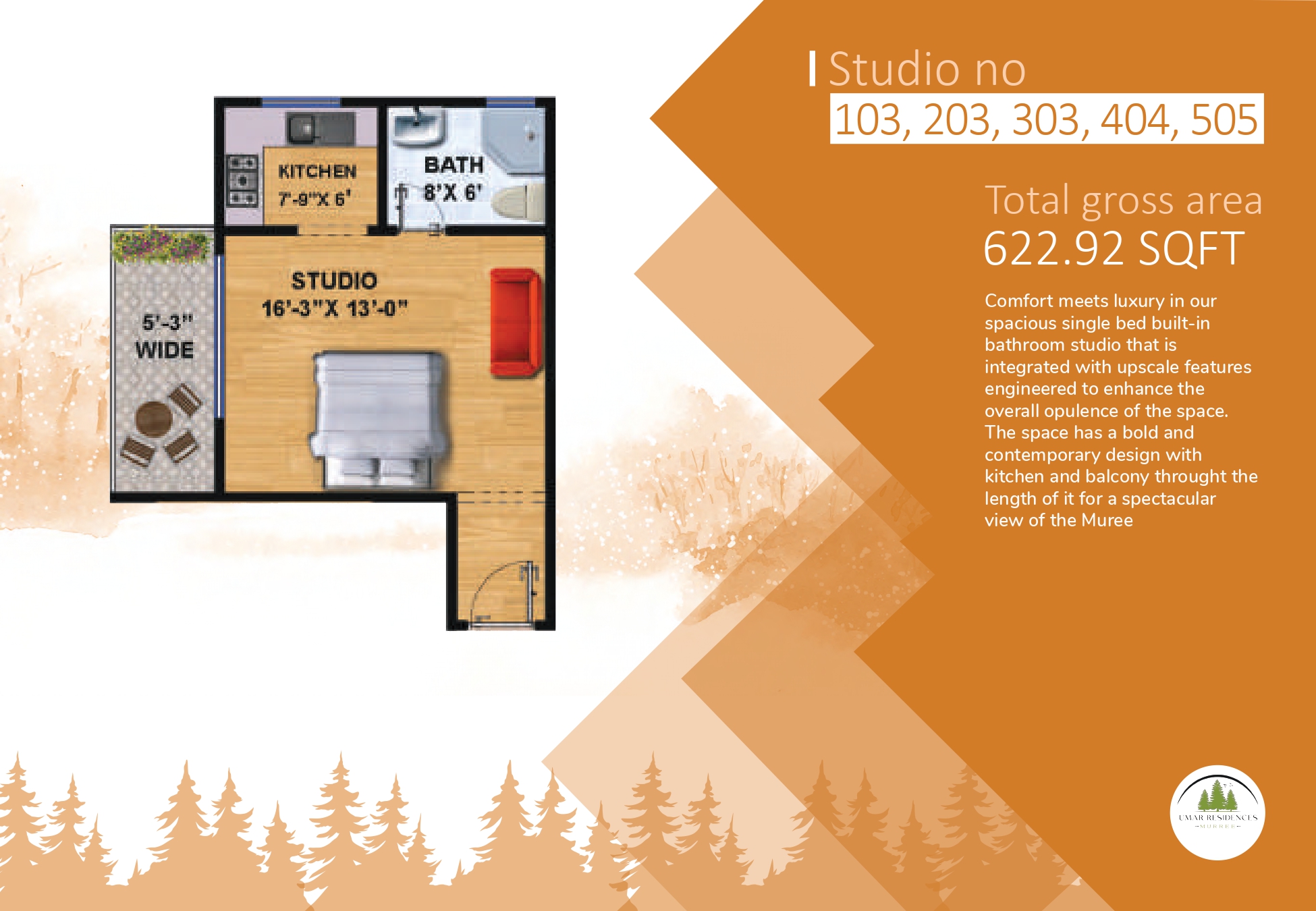Umar Residences Murree | Location & Map | Floor & Payment Plan