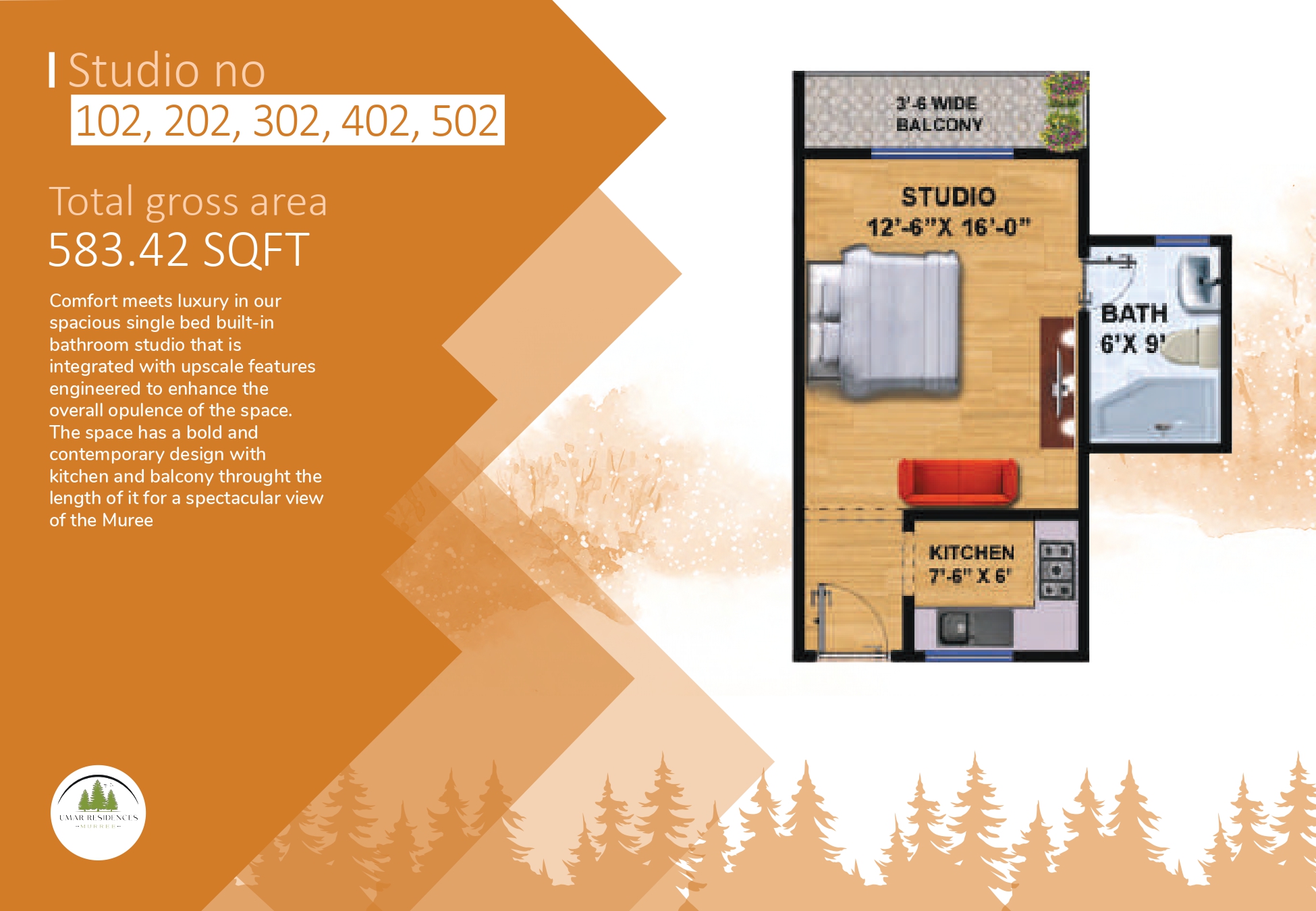 Umar Residences Murree | Location & Map | Floor & Payment Plan