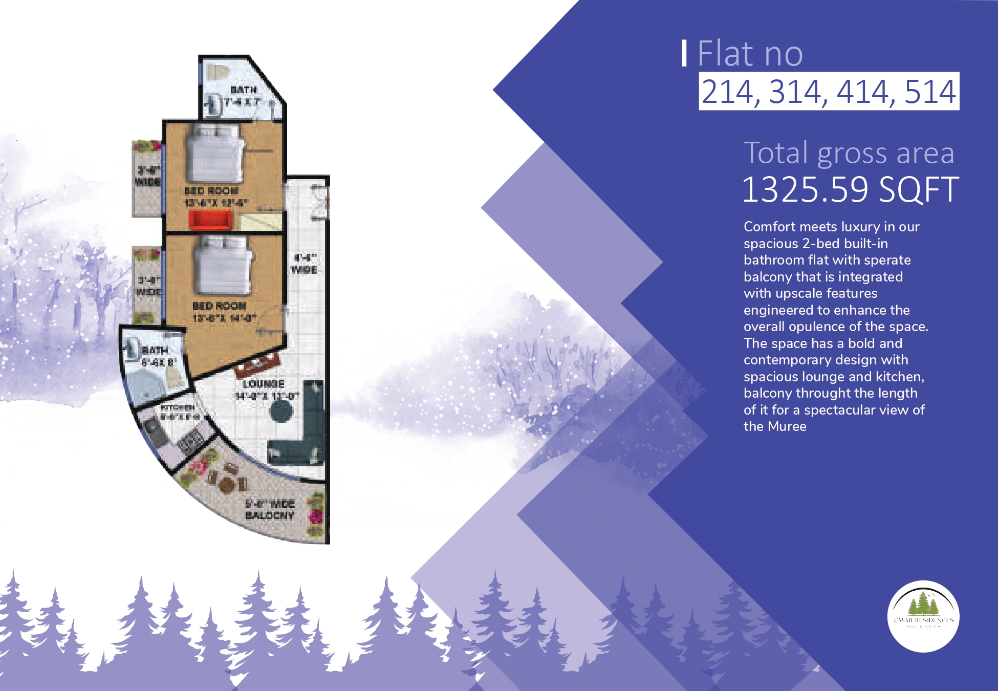 Umar Residences Murree | Location & Map | Floor & Payment Plan