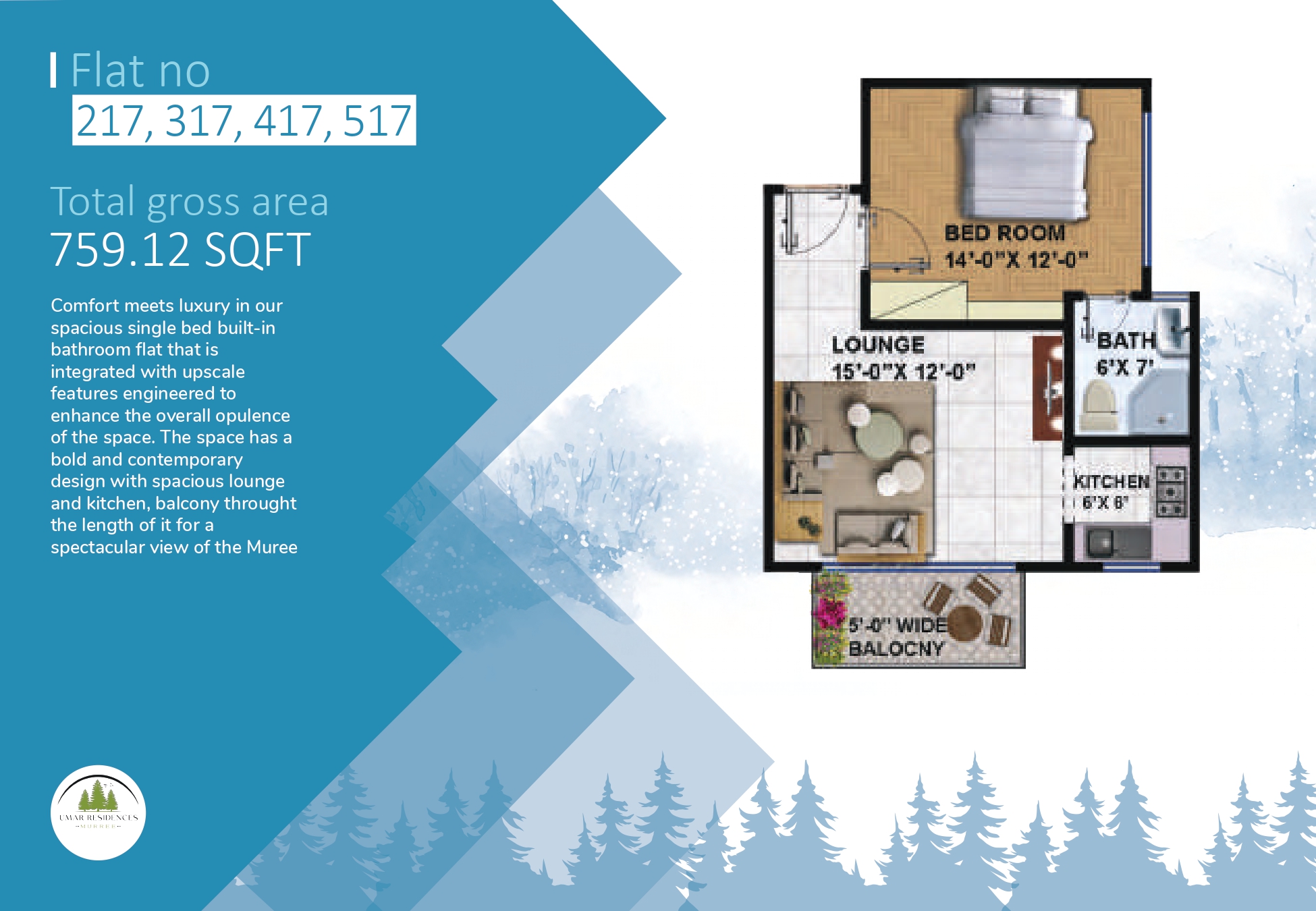 Umar Residences Murree | Location & Map | Floor & Payment Plan