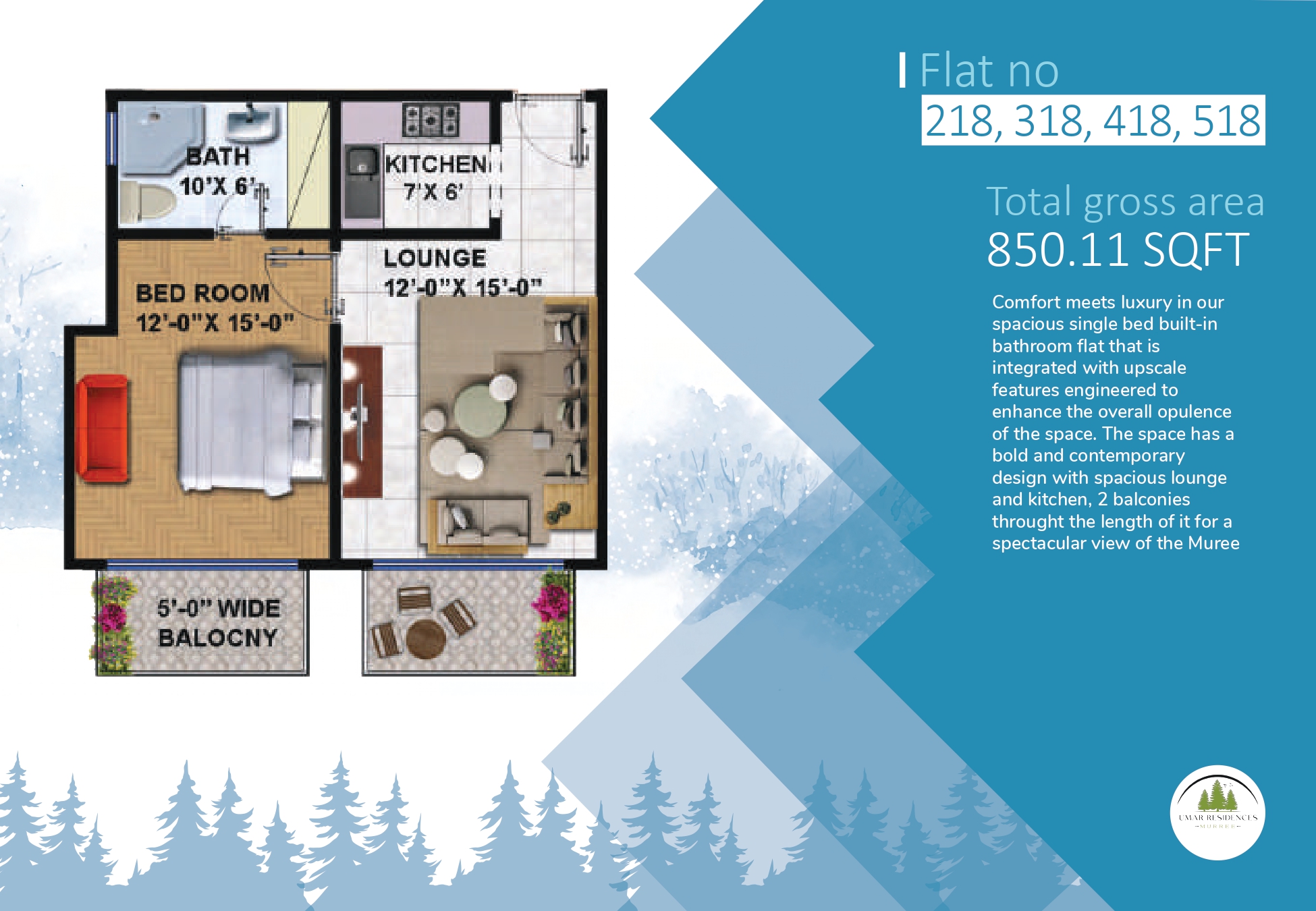 Umar Residences Murree | Location & Map | Floor & Payment Plan