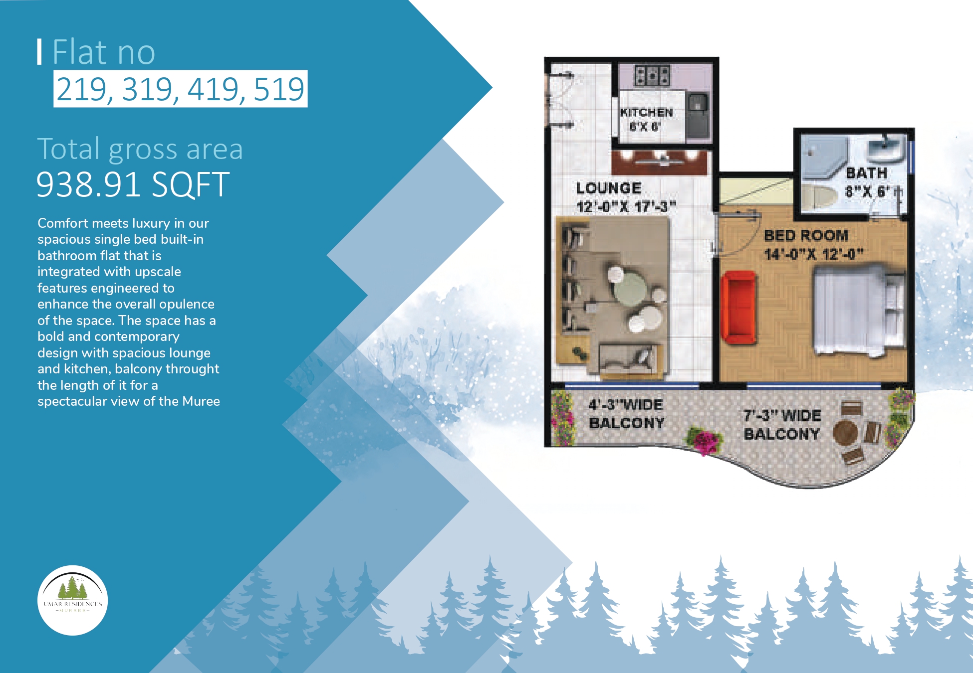 Umar Residences Murree | Location & Map | Floor & Payment Plan