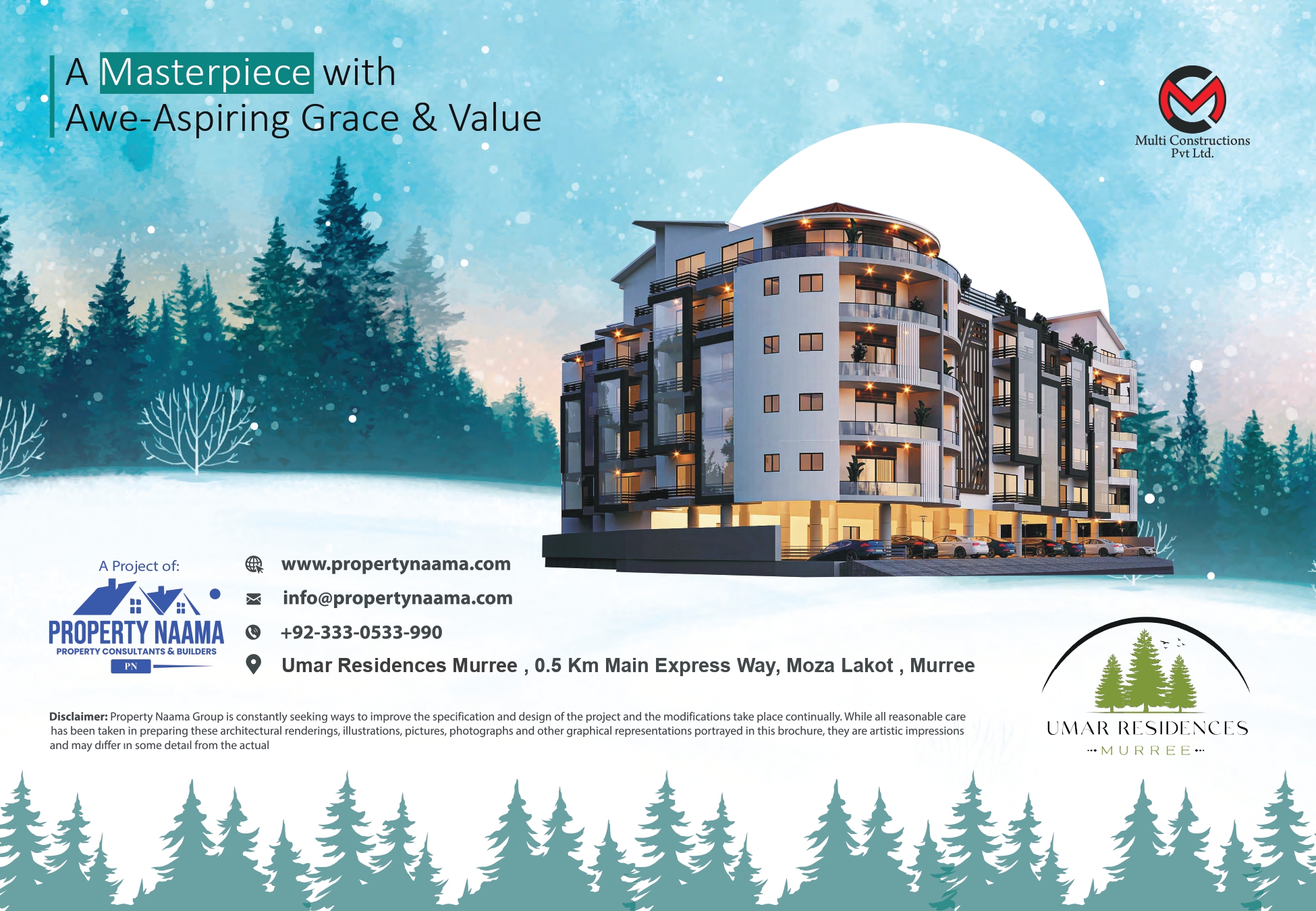 Umar Residences Murree | Location & Map | Floor & Payment Plan