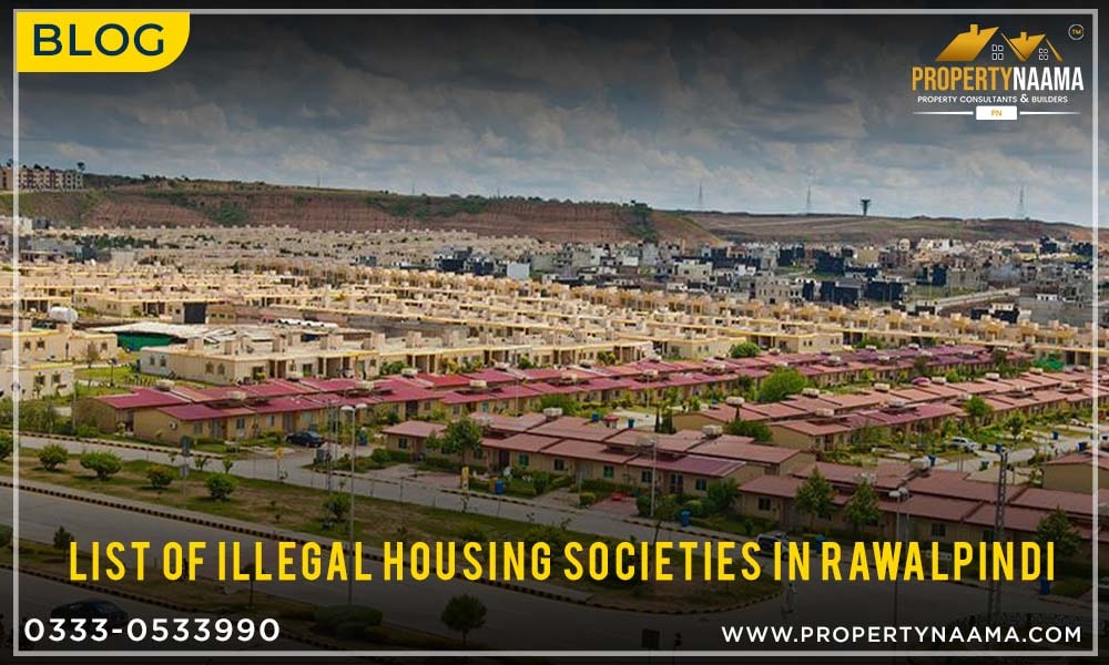 List of Illegal Housing Societies in Rawalpindi | Overview | RDA