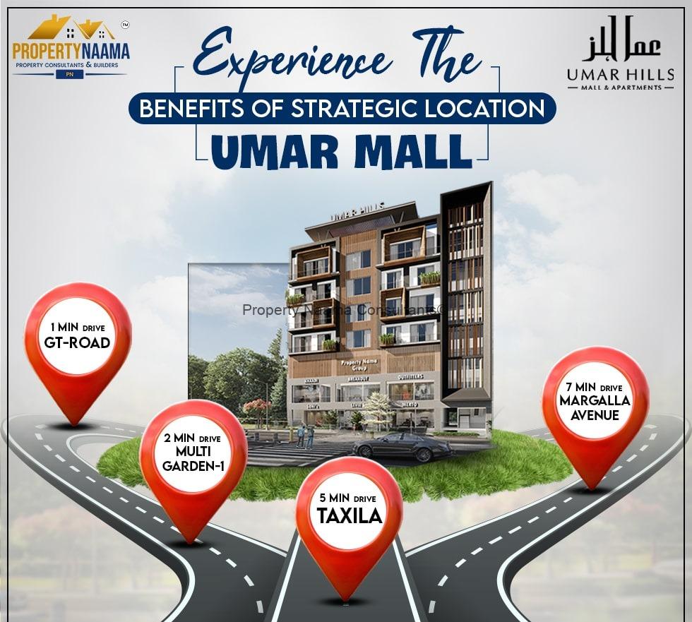 Umar Hills Mall and Apartments | Location Map | Payment Plan