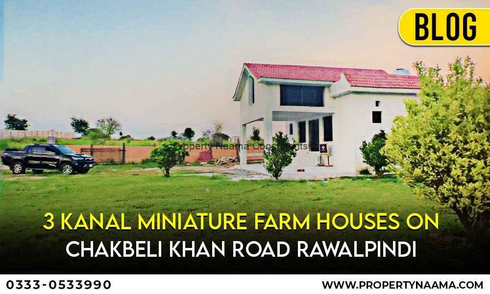 3 Kanal Miniature Farm Houses on Chakbeli Khan Road