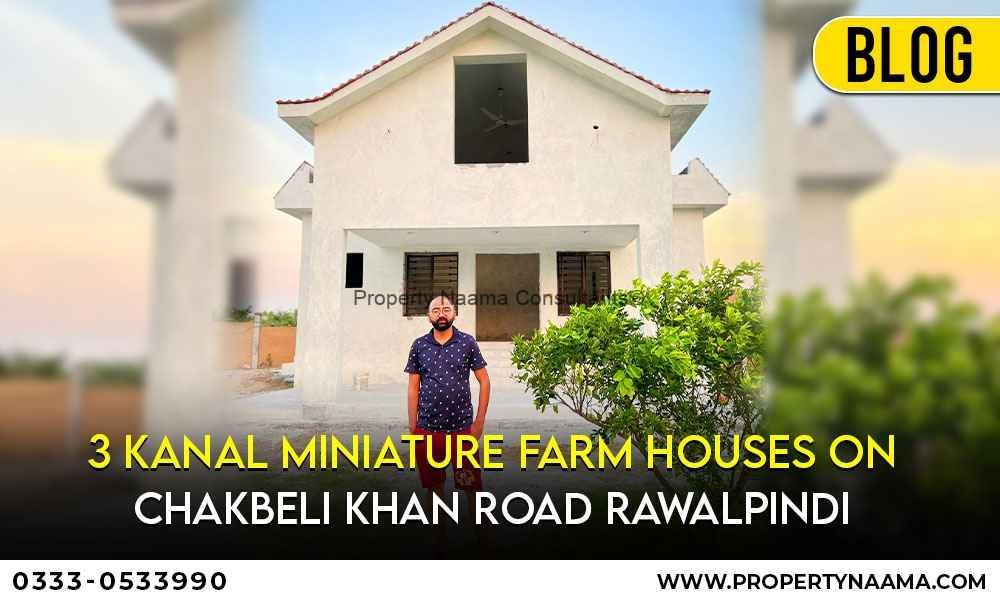 3 Kanal Miniature Farm Houses on Chakbeli Khan Road