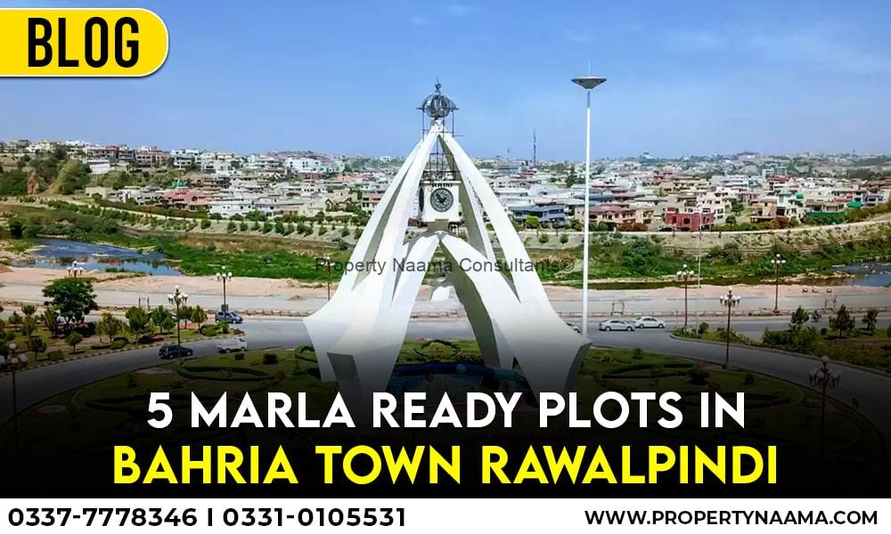 5 Marla ready plots in Bahria Town Rawalpindi