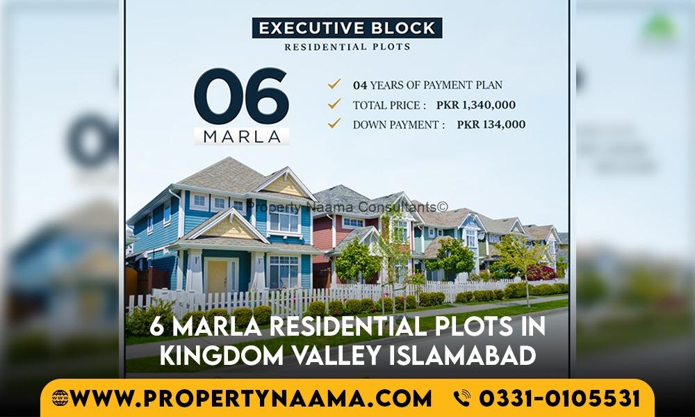 6 Marla Residential Plots in Kingdom Valley Islamabad
