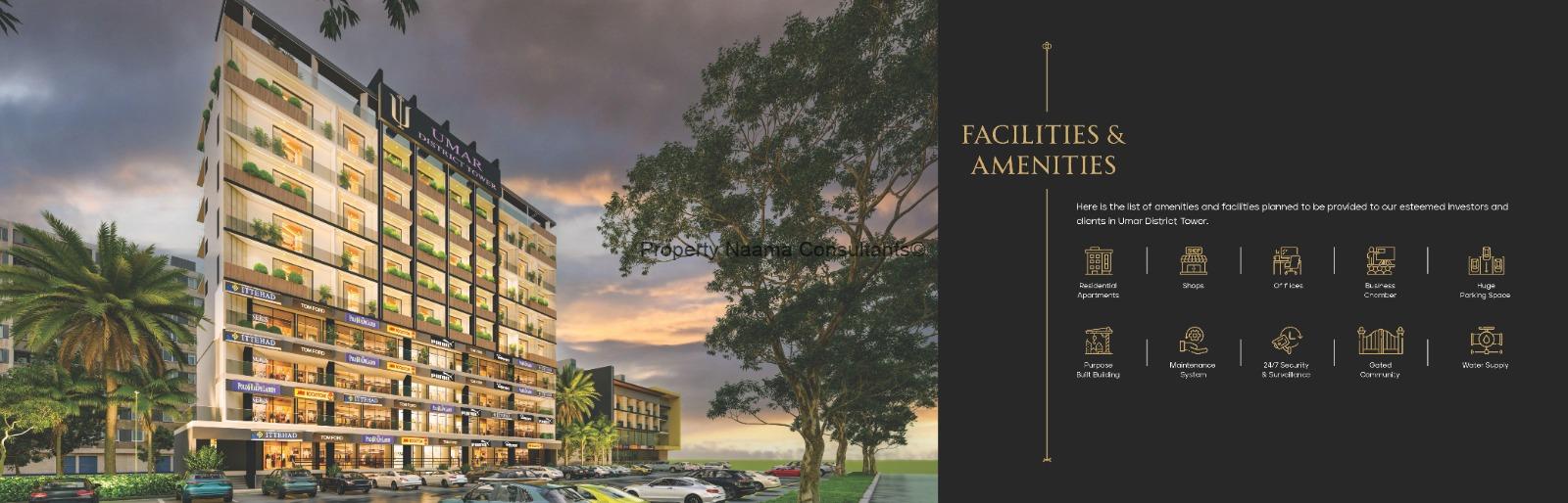 Umar District Tower Mall and Apartments by Property Naama