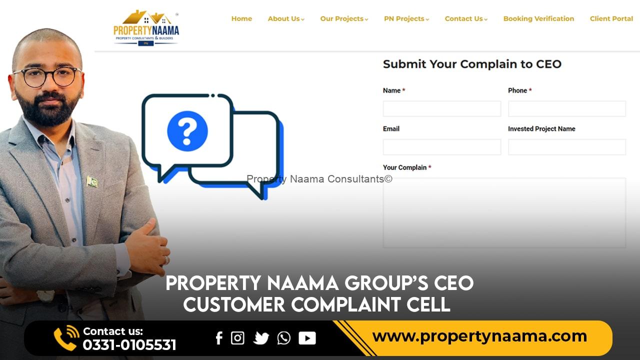 Property Naama Group’s CEO Customer Complaint Cell