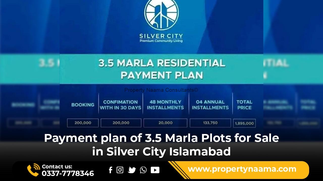 3.5 Marla Plots for Sale in Silver City Islamabad