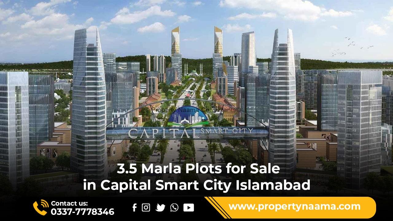 3.5 Marla Plots for Sale in Capital Smart City Islamabad