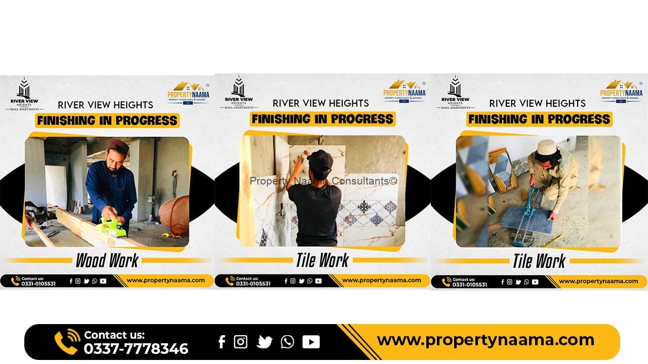 River View Heights Bahria Town Finishing Updates