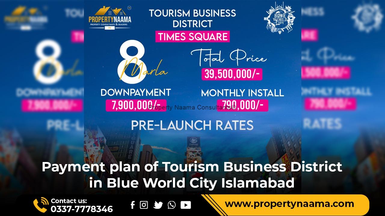 Tourism Business District in Blue World City Islamabad