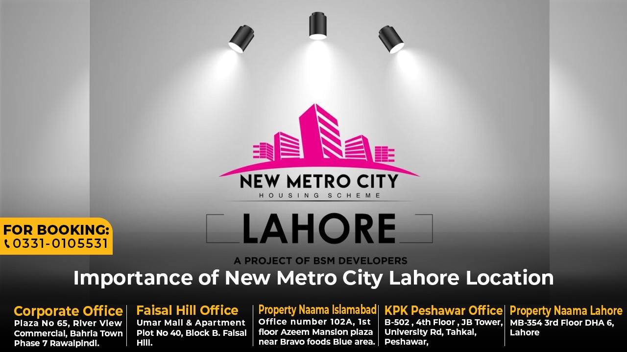 New Metro City Lahore Location | Updates | Location Overview