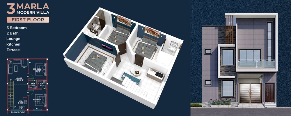 Executive Villas in Peshawar | Installments House | Booking