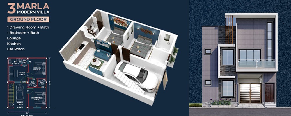 Executive Villas in Peshawar | Installments House | Booking
