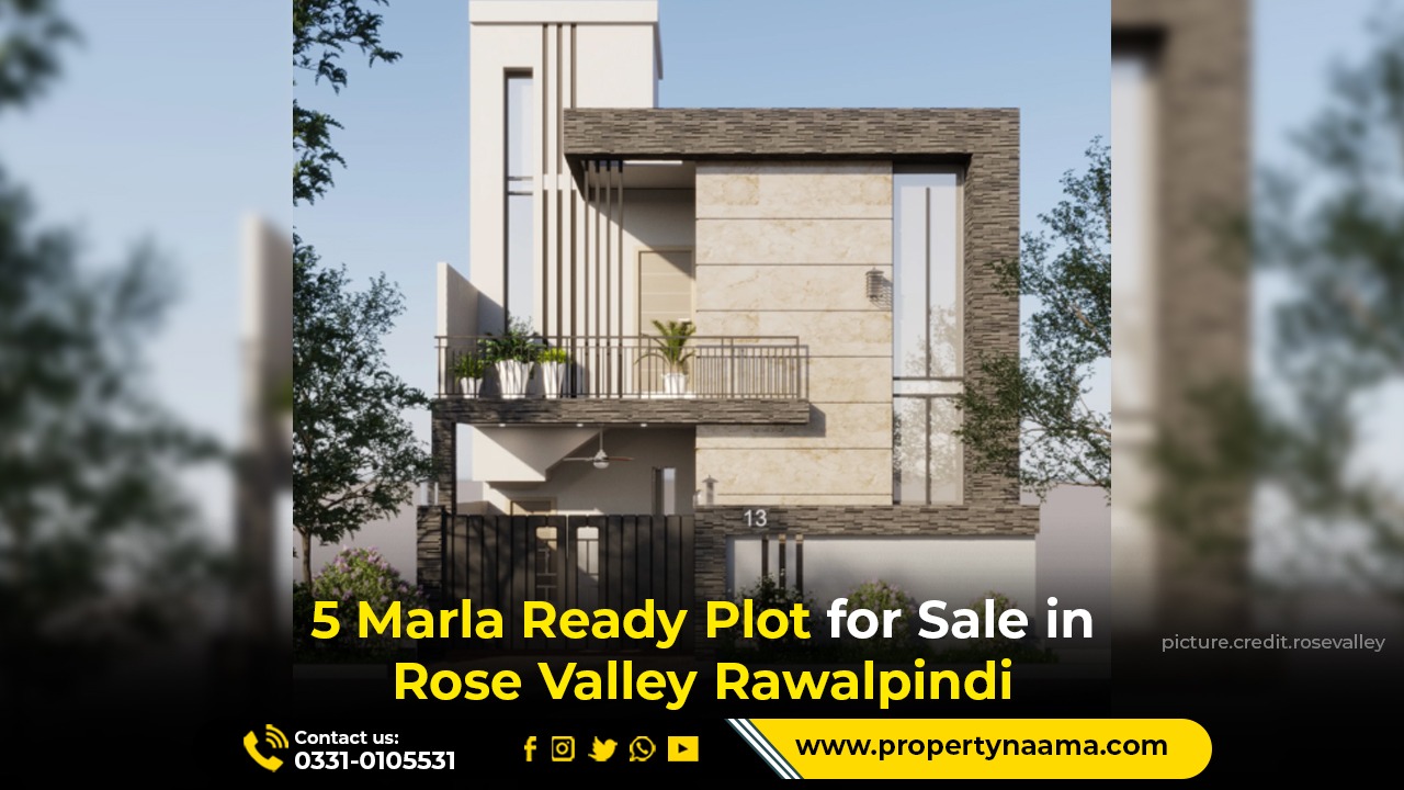 5 Marla Ready Plot for Sale in Rose Valley Rawalpindi