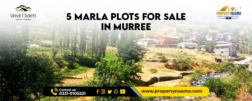 5 Marla Plots For Sale in Murree | Umar Chalets Murree