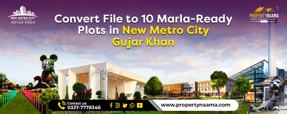 10 Marla-Ready Plots in New Metro City Gujar Khan