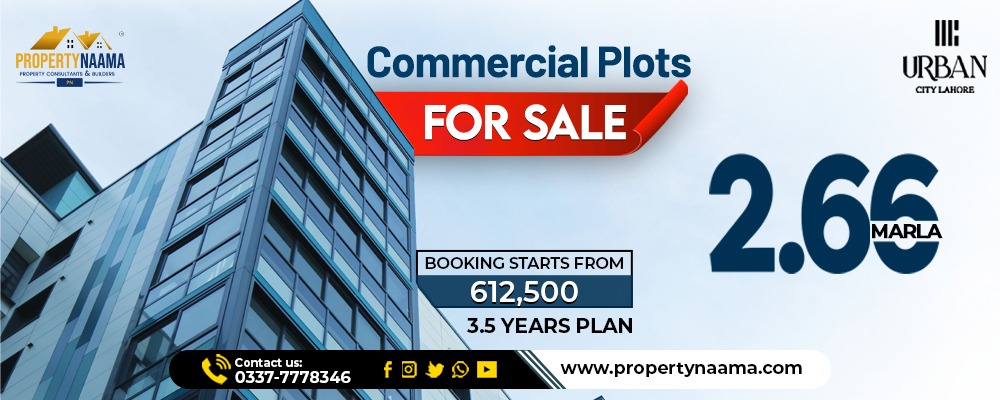Commercial Plots For Sale in Urban City Lahore