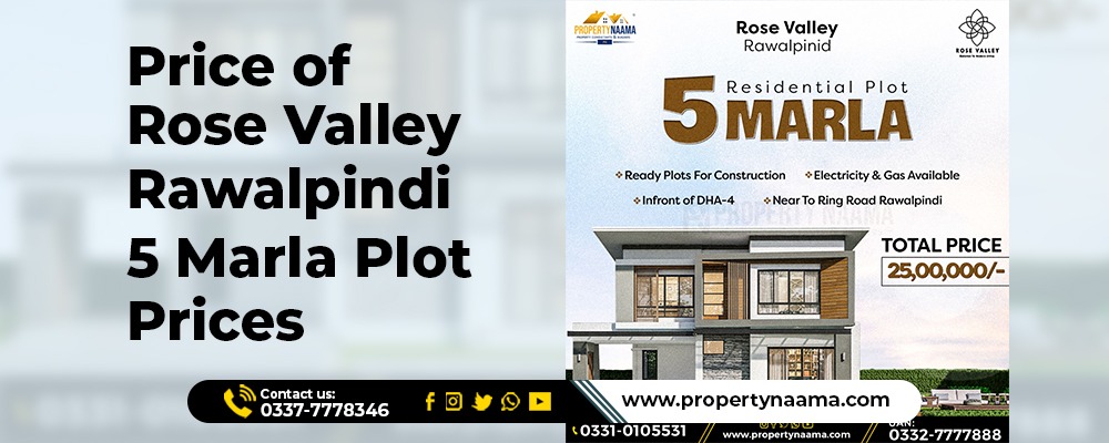 Rose Valley Rawalpindi 5 Marla Plot Price