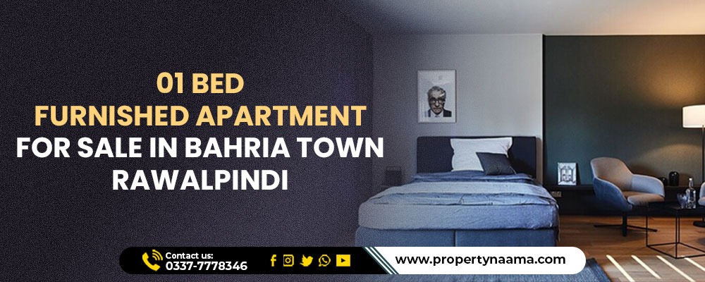 01 Bed Furnished Apartment For Sale in Bahria Town Rawalpindi