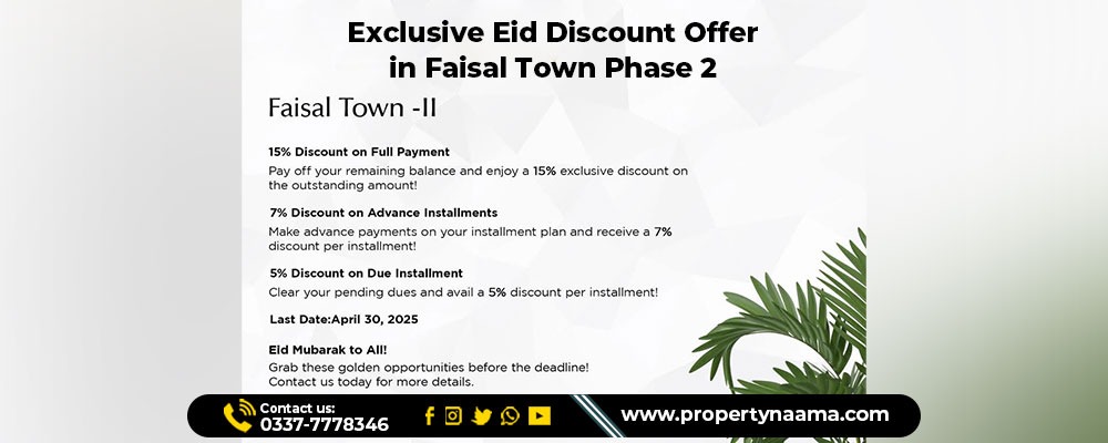 Faisal Hills Eid Offer