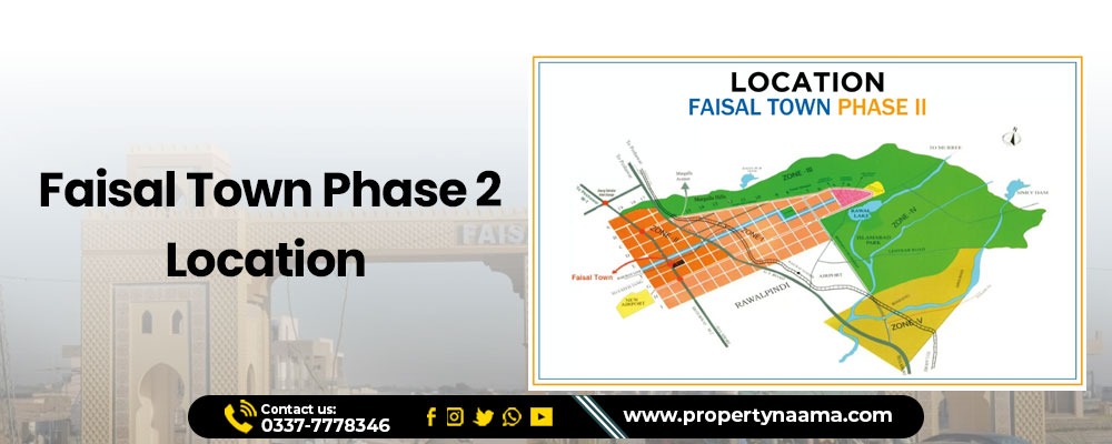 Faisal Town Phase 2 Location