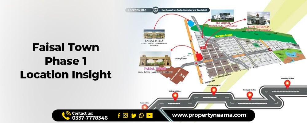 Faisal Town Phase 1 New Location on Srinagar Highway