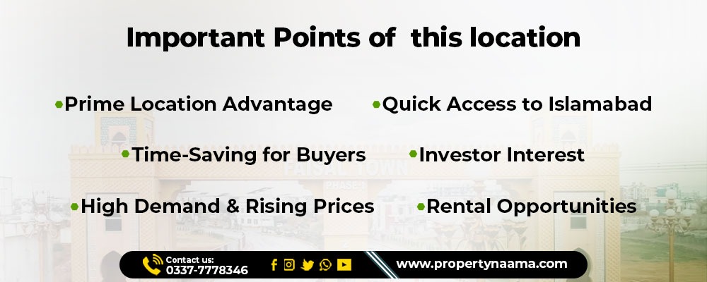 Faisal Town Phase 1 New Location on Srinagar Highway