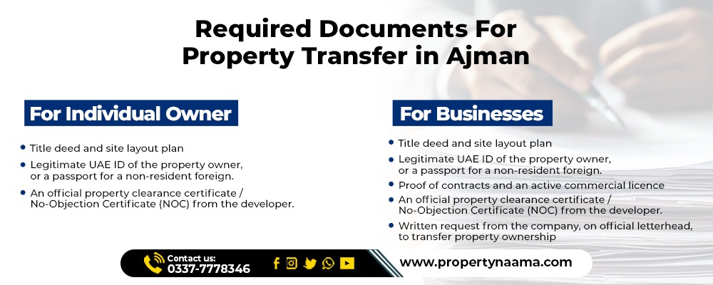 Ajman Property Transfer Process