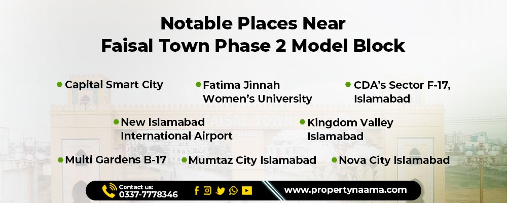 Faisal Town Phase 2 Model Block Plots for Sale