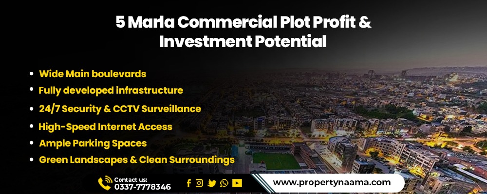 5 Marla Commercial Plots for Sale in Bahria Town Rawalpindi Phase 7